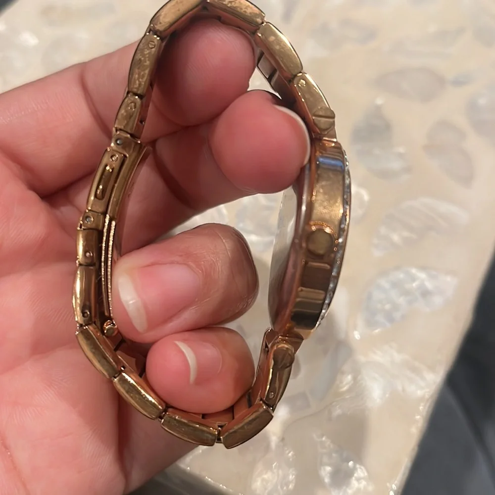 Juicy Couture Luxe Ladies Watch Rose Gold Stone Set